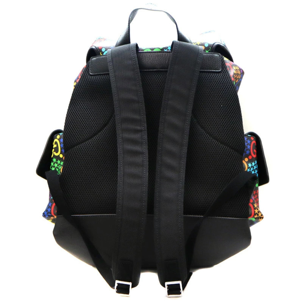 Gucci Black Daypack Multicolor Backpack GG Rucksack Psychedelic